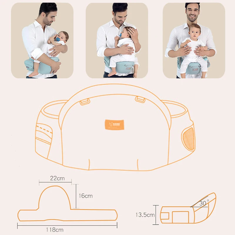 Porte-bébé Siège de Hanche - Baby-Seat™